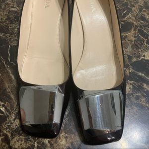 Prada dark burgundy shoes